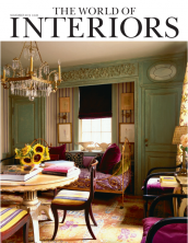 magazine cover the world of interiors