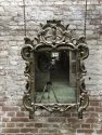 Antique mirror Louis XVI 19th century silver