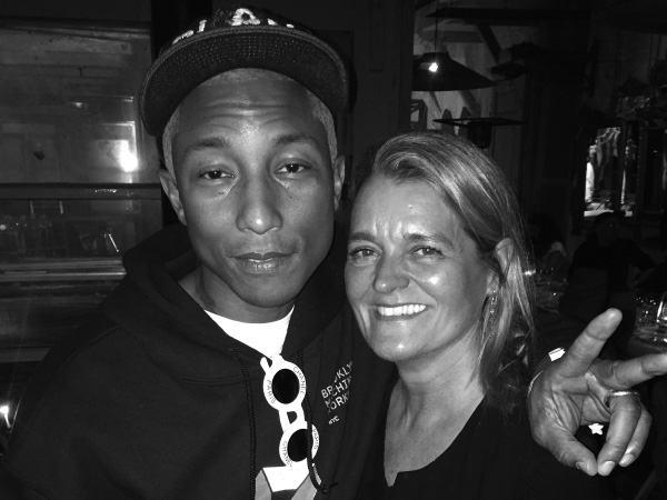 Pharell Williams and Anouk Beerents