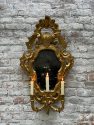 Antieke Spiegel Anouk Beerents 19e eeuw met kuif