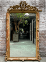 Antique mirror Anouk Beerents with crest 19e century