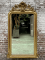 Antique mirror Anouk Beerents with crest 19e century