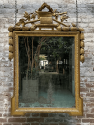 Antique mirror Anouk Beerents Louis XV 19th century with crest